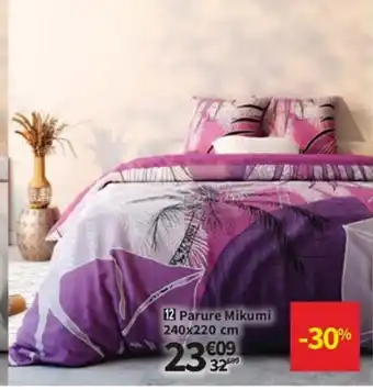 Conforama Parure mikumi 240x220cm offre