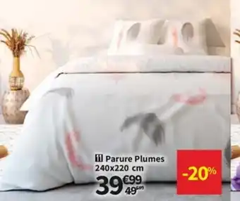 Parure Plumes 240x220cm