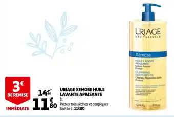 Auchan Parapharmacie Uriage Xemose Huile Lavante Apaisante offre