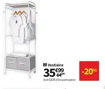 Conforama Vestiaire offre