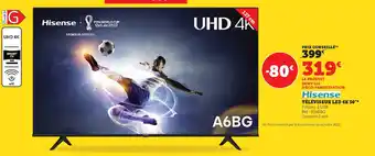 Hyper U Téléviseur Led 4K 50 offre