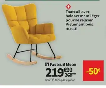 Conforama Fauteuil Moon offre