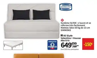 BZ Slyde Valentine +Housse Aba Gris