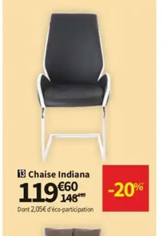 Conforama Chaise indiana offre