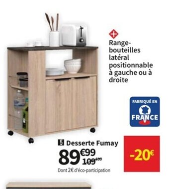 Conforama Desserte Fumay offre