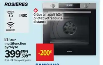 Conforama Four Multifonction Pyrolyse offre