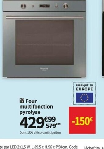 Conforama Four multifonction Pyrolyse offre