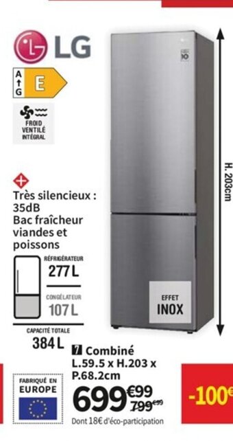 Conforama LG Combine offre