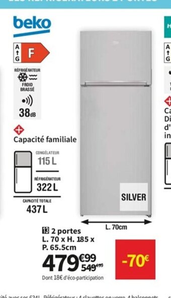 Beko 2 Portes