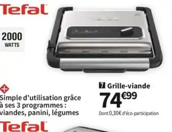 Conforama Tefal Grille-Viande offre