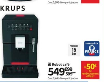 Conforama Robot Cafe offre
