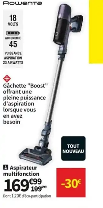 Conforama Rowenta Aspirateur Multifonction offre