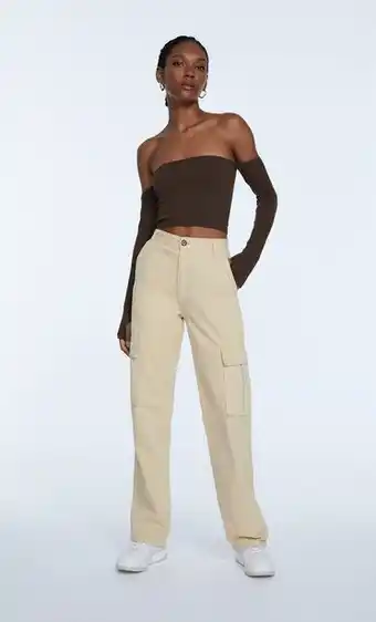 Stradivarius Pantalon regular coupe cargo offre