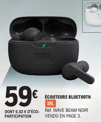 E.Leclerc Écouteurs bluetooth offre