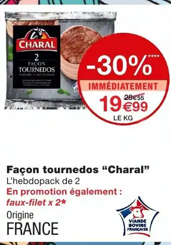 Monoprix Façon tournedos Charal offre