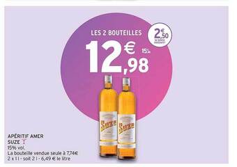 Intermarché Apéritif amer suze offre