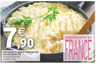 Intermarché Brandade de morue parmentière maison briau offre