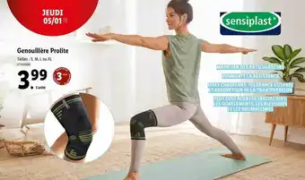 Lidl Genouillère prolite sensiplast offre