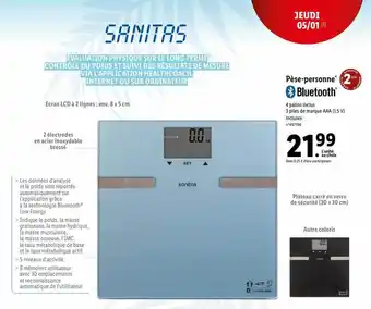 Lidl Pèse-personne offre