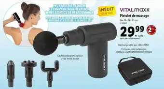Lidl Pistolet de massage vita maxx offre