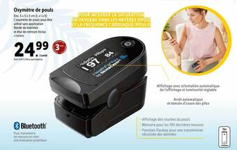 Lidl Oxymètre de pouls offre