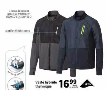 Lidl Veste hybride thermique offre
