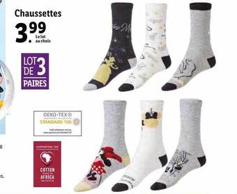 Lidl Chaussettes offre