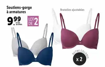 Lidl Soutiens-gorge à armatures offre