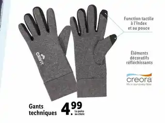 Gants techniques crivit