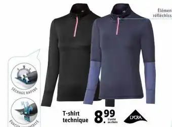 Lidl T-shirt technique offre