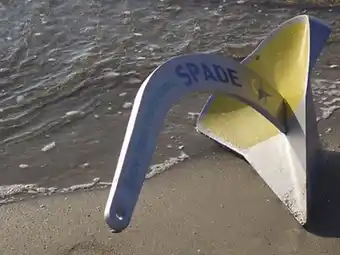 Ancre spade 15 kg acier galvanisé bateau