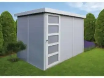 E.Leclerc Brico Abri jardin bois "almeria" - 7.75 m² - 3.27 x 2.69 x 2.17 m - livré peint - 19 mm offre