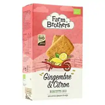 Naturalia Biscuits gingembre citron 150g bio offre
