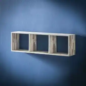 Pier Import Etagère cube bois de teck recyclé finition vieillie 100 cm java offre