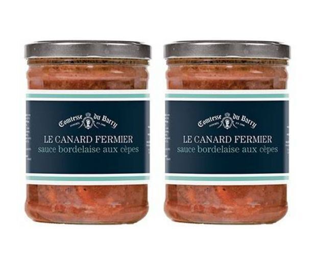 Promo Lot de 2 mitonnés de cuisses de canard sauce bordelaise aux cèpes