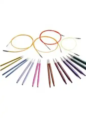 Bergère de France Kit 8 paires d'aiguilles métal circulaires interchangeables offre
