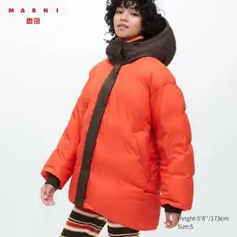 Manteau oversize Ă capuche marni