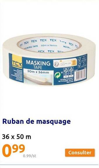 Action Ruban de masquage offre