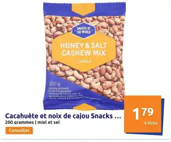 Action Cacahuète et noix de cajou snacks ... offre