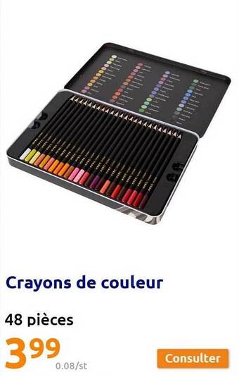 Action Crayons de couleur offre