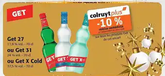 Get 27 ou get 31 ou get x cold
