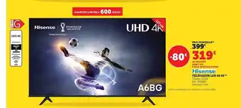 Hyper U Téléviseur led 4k 50 offre