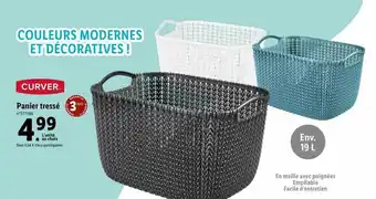 Panier tressé curver