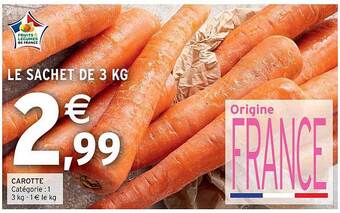Intermarché Carotte offre