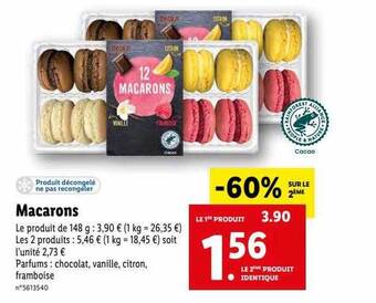 Lidl Macarons offre