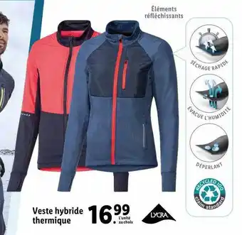 Lidl Veste hybride thermique offre