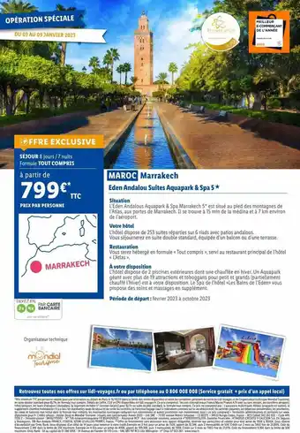 Lidl Maroc : marrakech offre