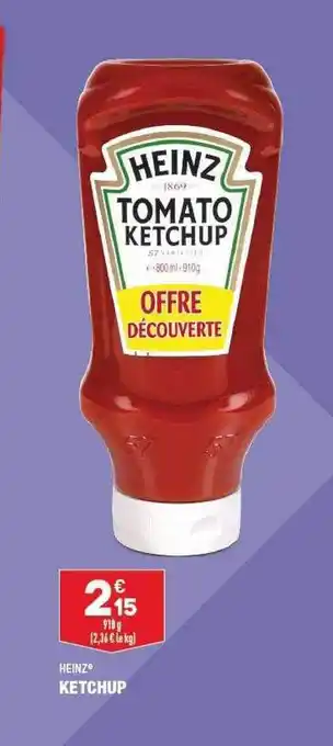 ALDI Ketchup heinz offre