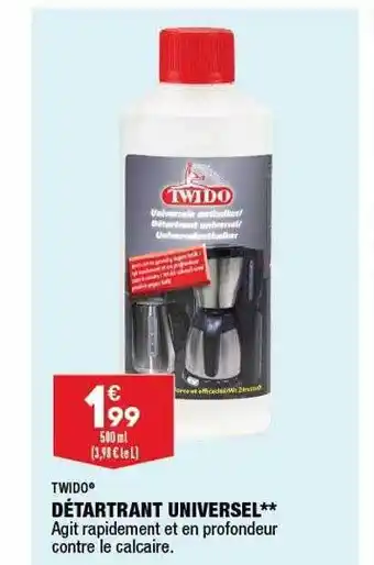 ALDI Détartrant universel twido offre
