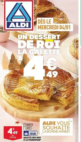 Galette des rois Ă la frangipane